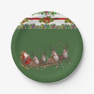 Paper plates Christmas