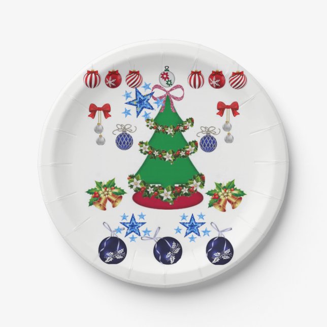 Paper plates Christmas (Front)