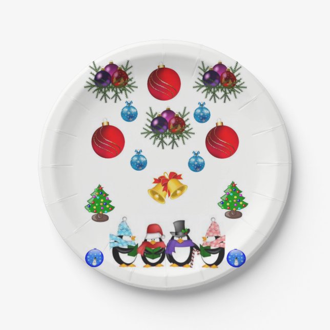 Paper plates Christmas (Front)