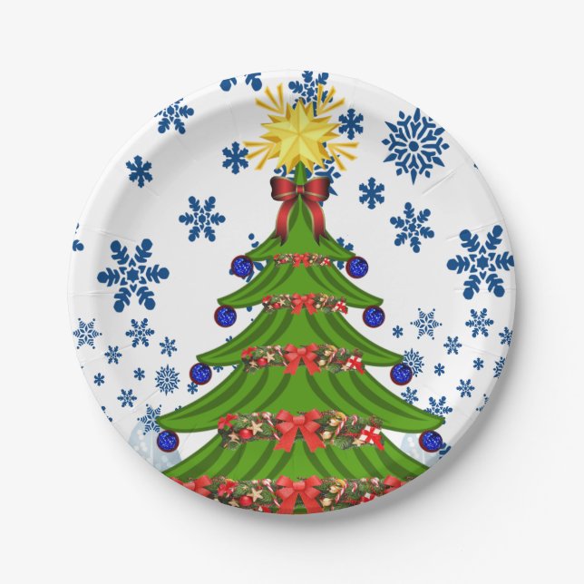 Paper plates Christmas (Front)