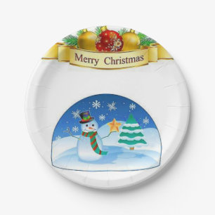 Paper plates Christmas