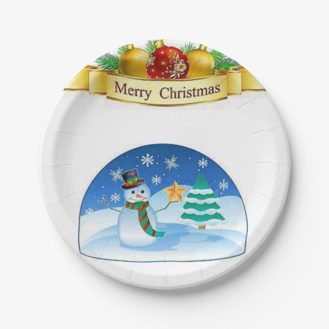 Paper plates Christmas (Front)