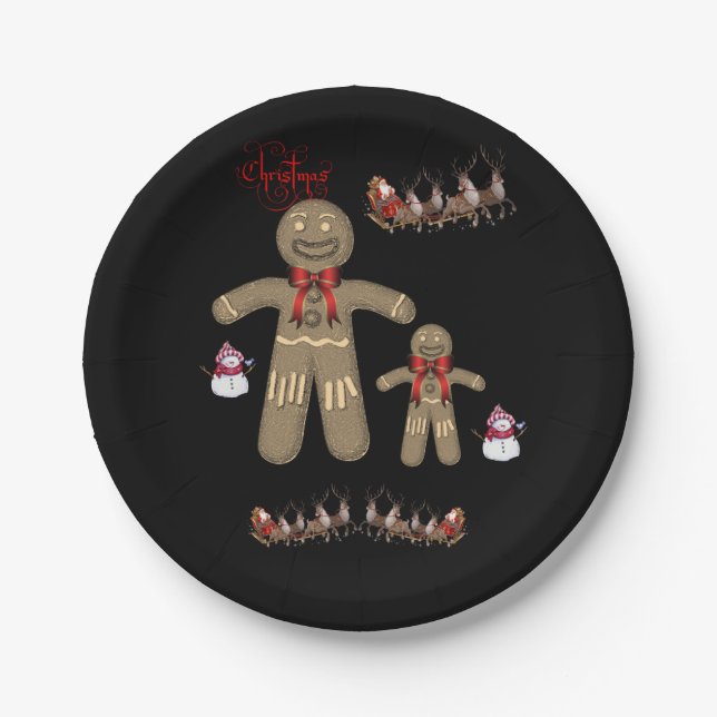 Paper plates Christmas (Front)