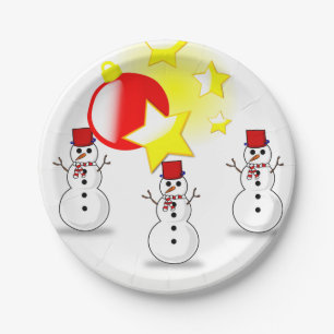 Paper plates Christmas