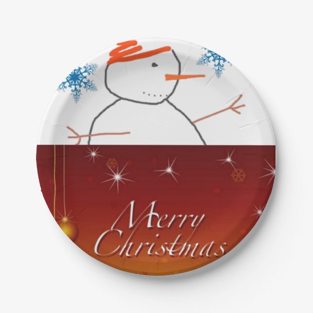 Paper plates Christmas (Front)