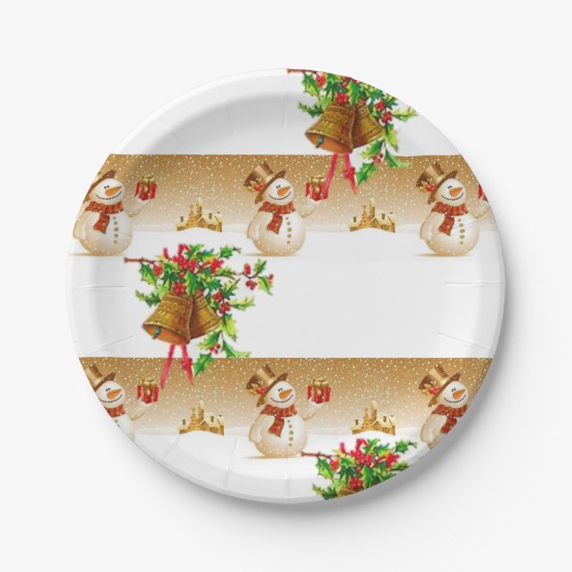 Paper plates Christmas (Front)