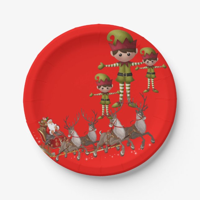 Paper plates Christmas (Front)