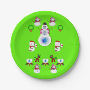 Paper plates Christmas