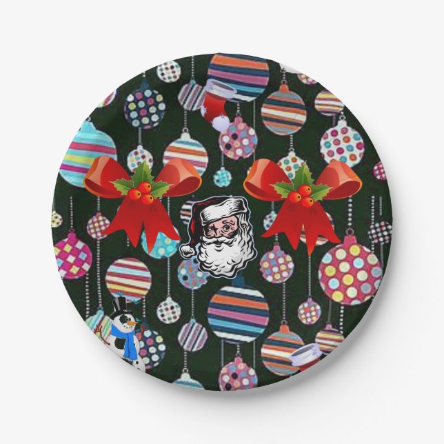 Paper plates Christmas (Front)