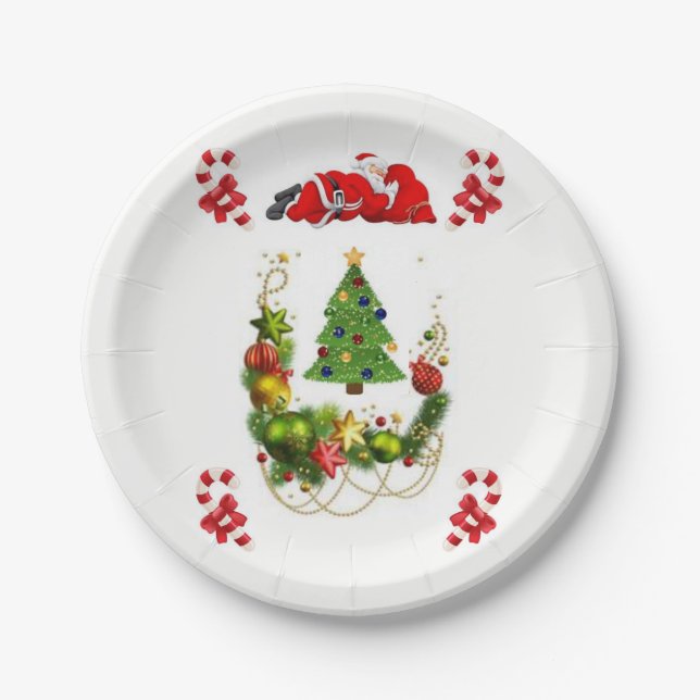 Paper plates Christmas (Front)