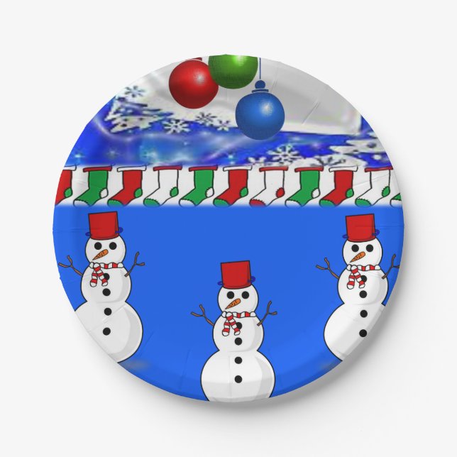 Paper plates Christmas (Front)