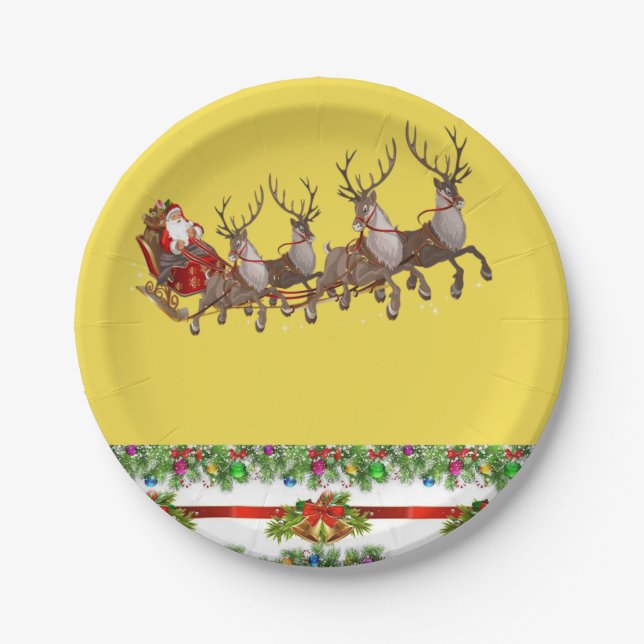 Paper plates Christmas (Front)