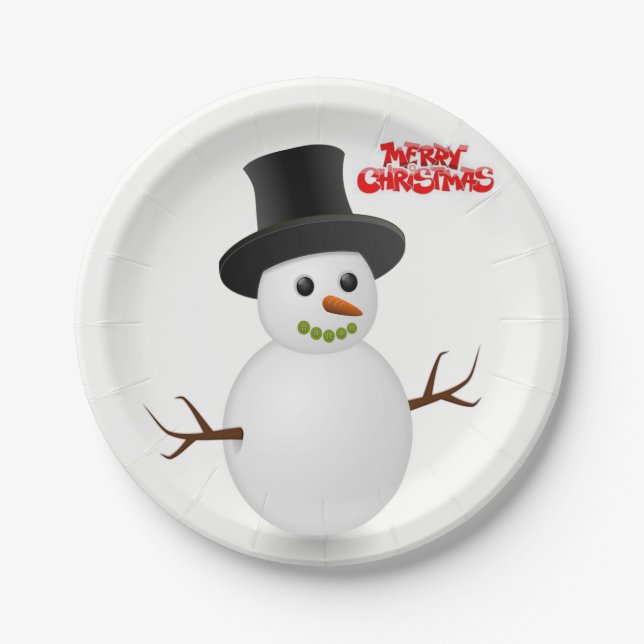 Paper plates Christmas (Front)