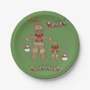 Paper plates Christmas