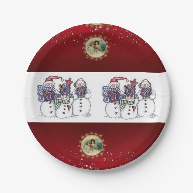Paper plates Christmas (Front)