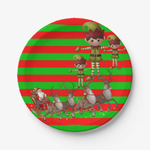 Paper plates Christmas