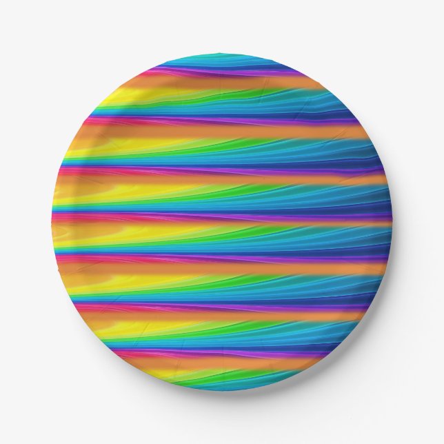 Paper plates Colourful (Front)