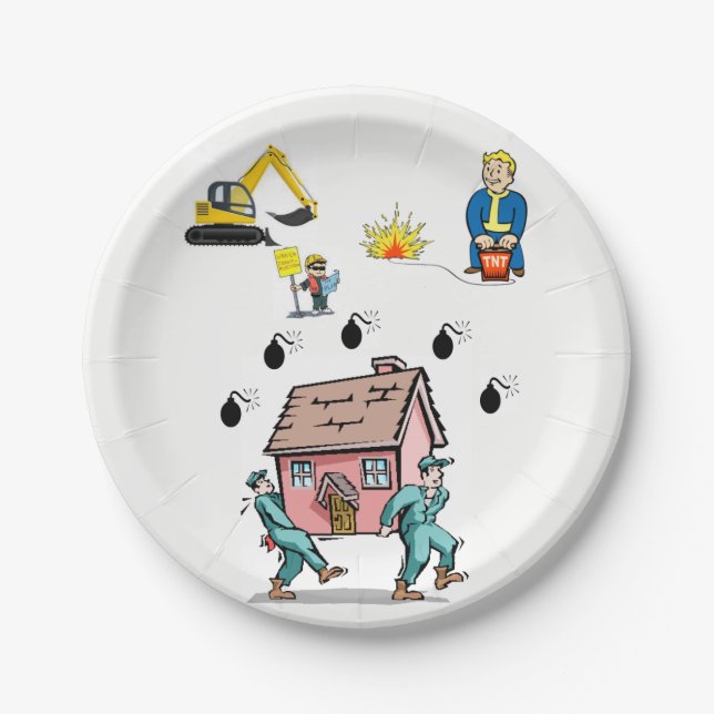 Paper plates Construction (Front)