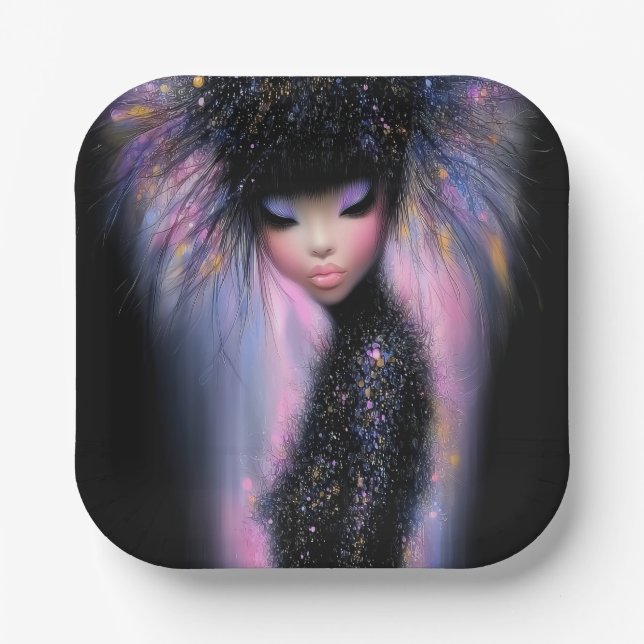 Paper Plates Cosmic Diva Stellar Glow (Front)