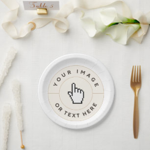Paper Plates - Custom (add image/text)