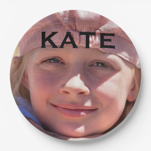 PAPER PLATES CUSTOM PHOTO