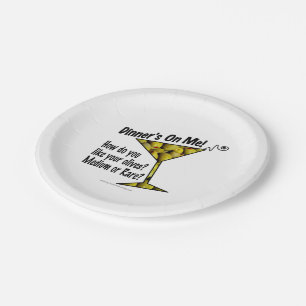 PAPER PLATES Dinner! Olives? Medium or Rare?