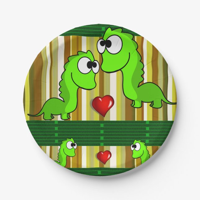 Paper plates Dinosaur (Front)