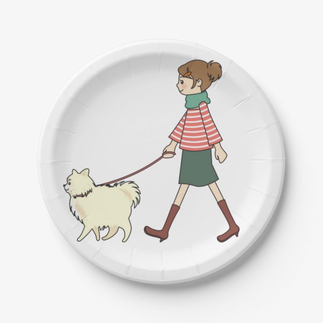 Paper Plates Dog Waler (Front)