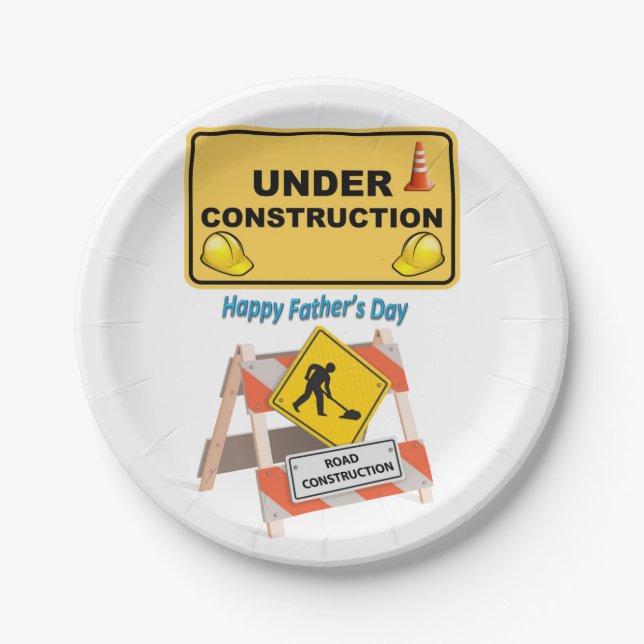 Paper plates Father's Day (Front)