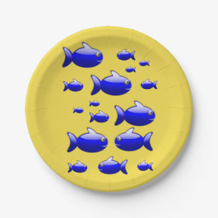 Paper plates Fish