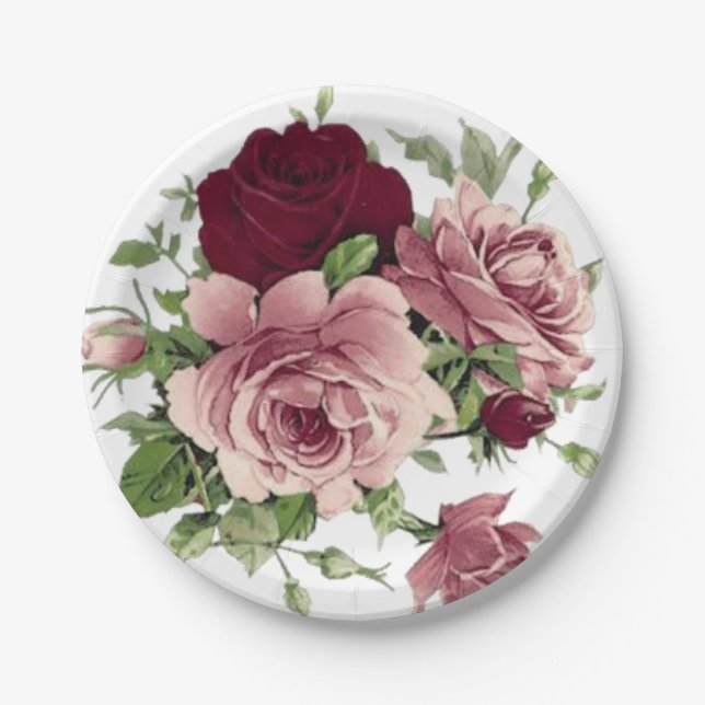 Paper plates Floral (Front)