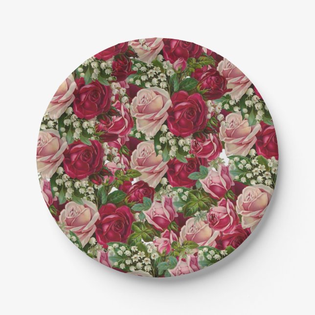 Paper plates Floral (Front)