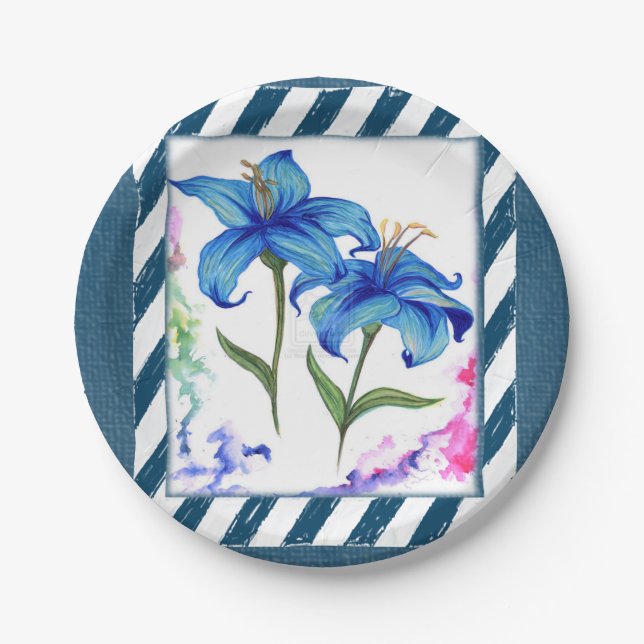 Paper plates Floral (Front)