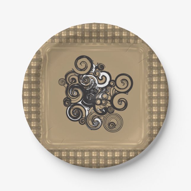 Paper plates Floral (Front)