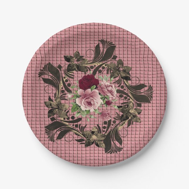 Paper plates Floral (Front)