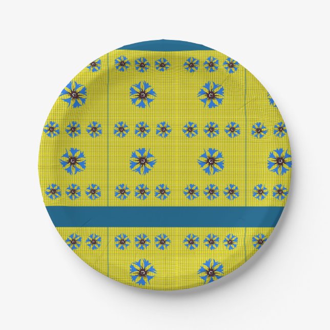 Paper plates Floral (Front)