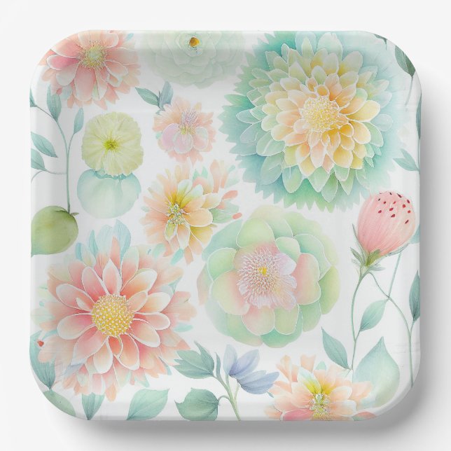 Paper Plates Flower (Front)