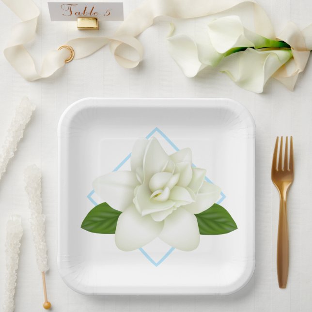 Paper Plates-Gardenia  Paper Plate (Wedding)