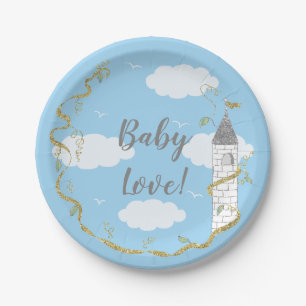 Paper Plates "Glittery Castles"