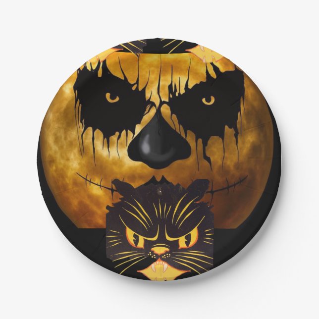 Paper plates Halloween (Front)