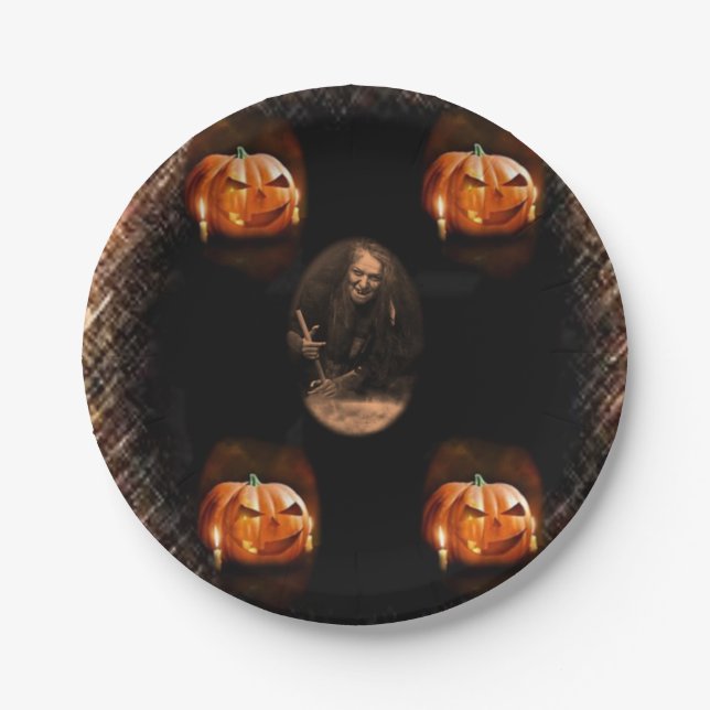 Paper plates Halloween (Front)