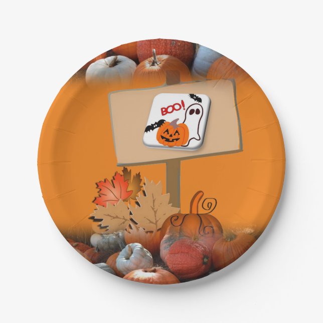 Paper plates Halloween (Front)