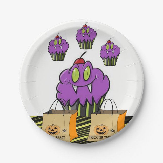 Paper plates Halloween (Front)