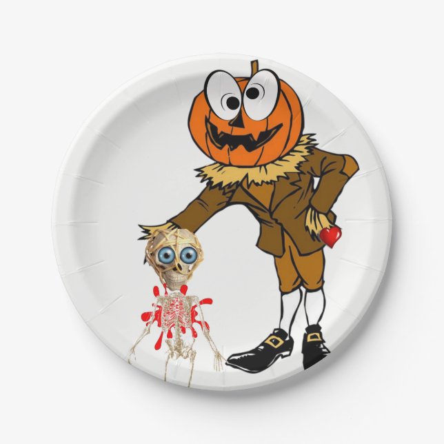 Paper plates Halloween (Front)