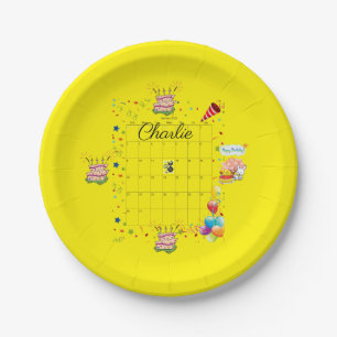 Paper Plates, Happy Birthday January 2022  Plate
