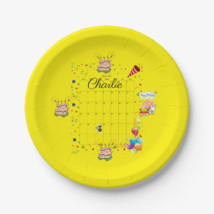 Paper Plates, Happy Birthday March 2022   Plate