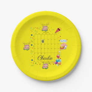 Paper Plates, Happy Birthday November 2022   Plate