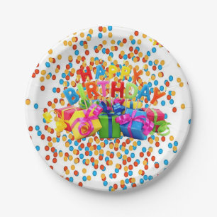 Paper Plates, Happy Birthday Paper Plates