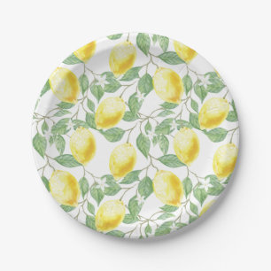 Paper Plates-Lemons Paper Plate