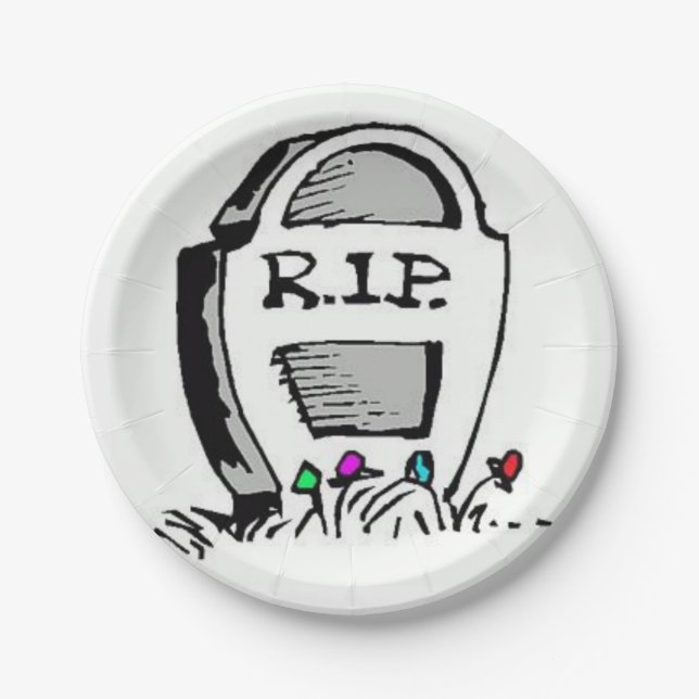 Paper Plates Mortician (Front)